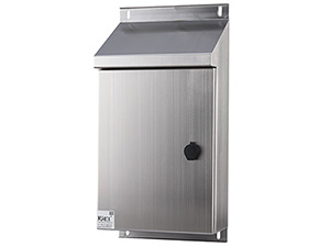 Stainless Steel 30 Degree Sloping Roof Enclosures