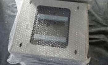 Foam in bag packaging to prevent scratches